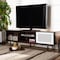 Baxton Studio Meike Two-Tone Walnut Brown and White Wood TV Stand 169-10747 - alternate 6